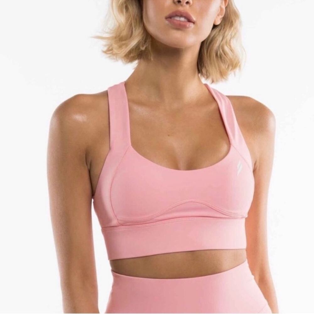 DOYOUEVEN Excel Sports Bra Pink Size XS